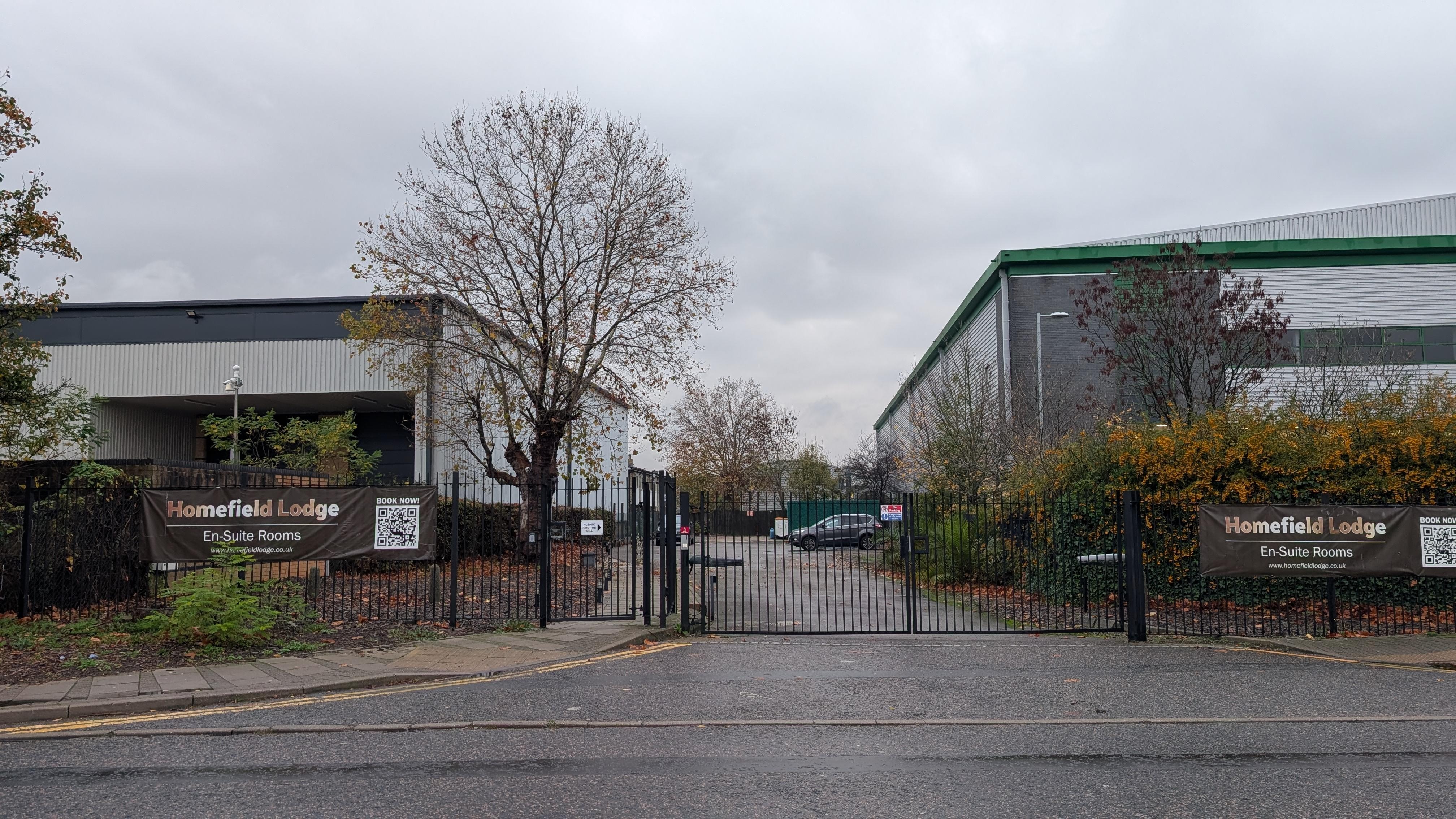 Direkt vor dem Hotel