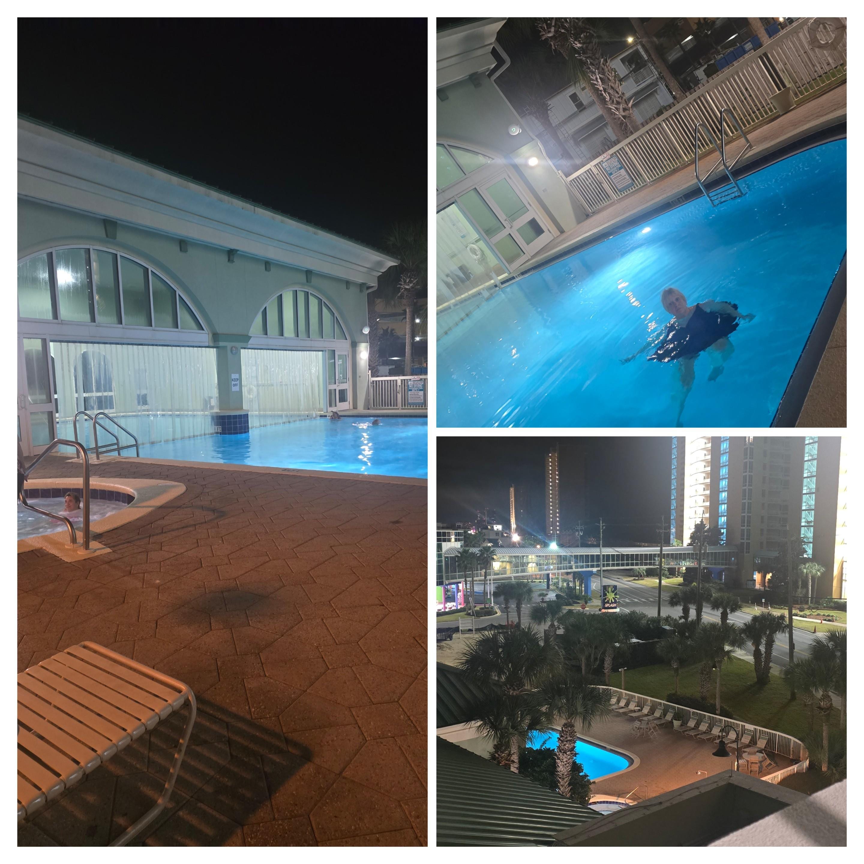 Last sunset and saying goodbye to gorgeous balcony view.