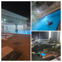 Last sunset and saying goodbye to gorgeous balcony view.