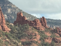Snoopy Rock taken from inside unit.