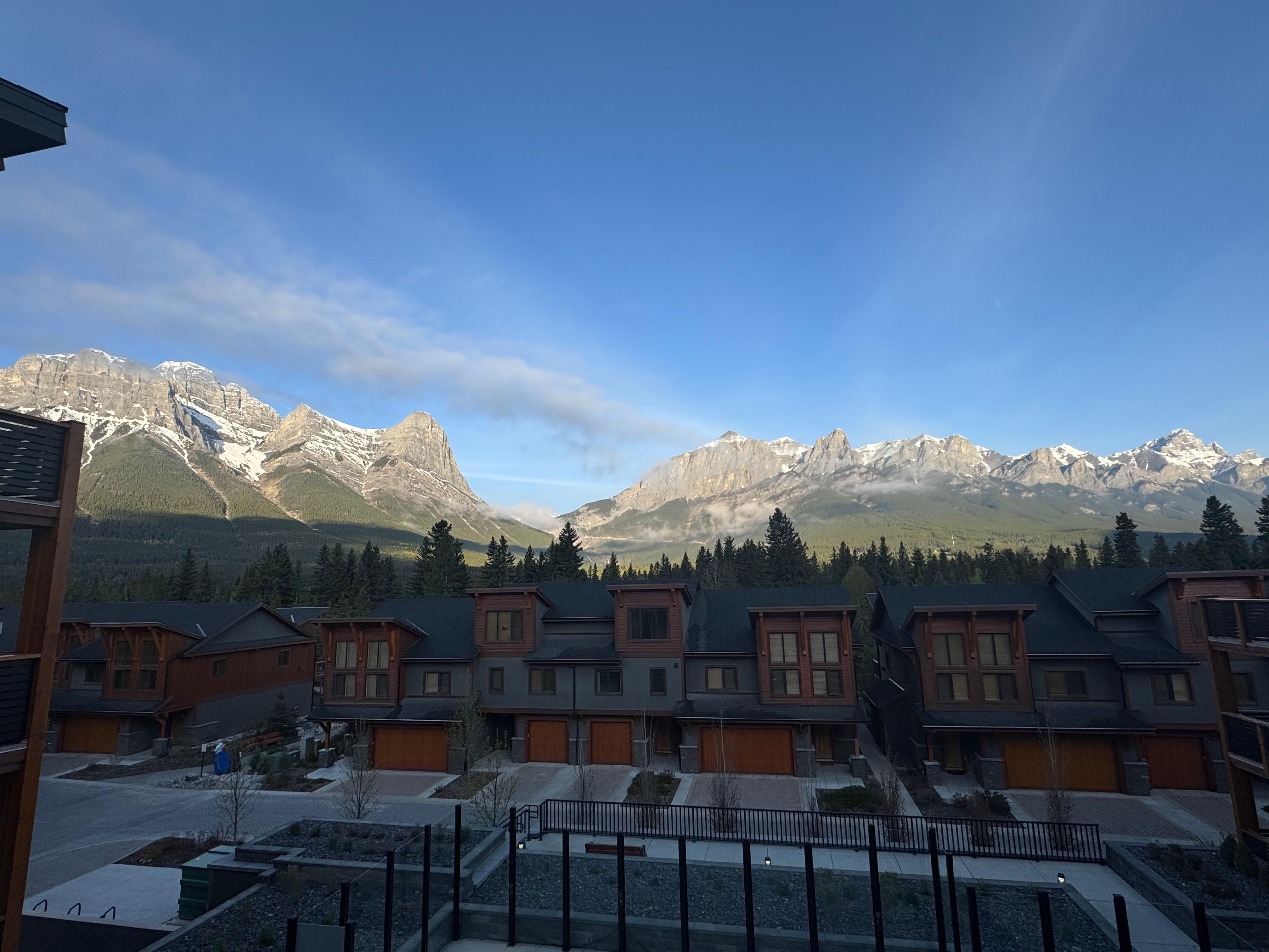 View from condo balcony