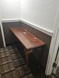 Filthy Table in the Entrance