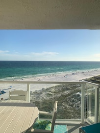 View from balcony of unit