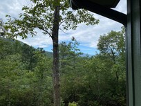 Our view from the fire pit!