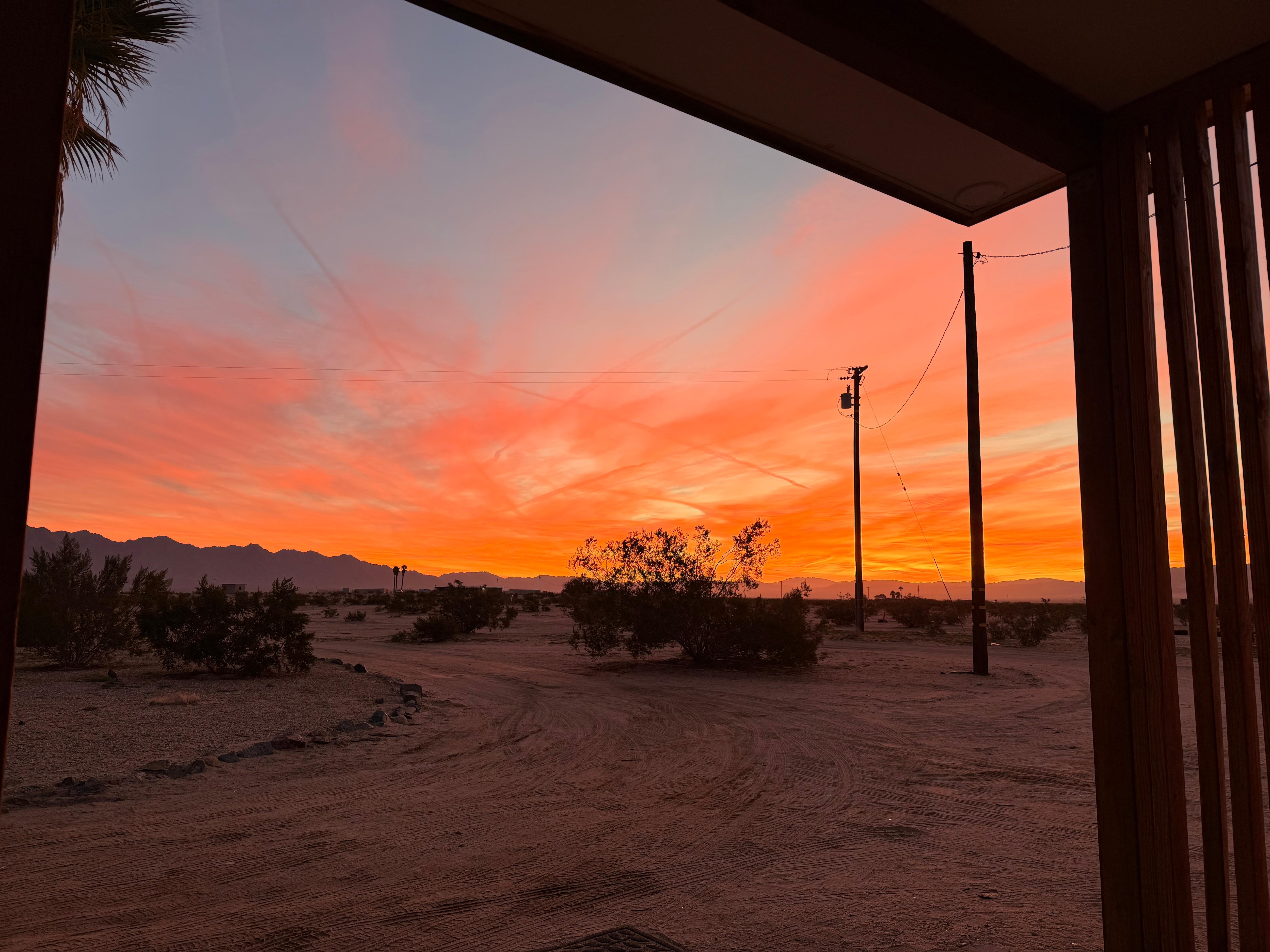 Sunrise from front porch