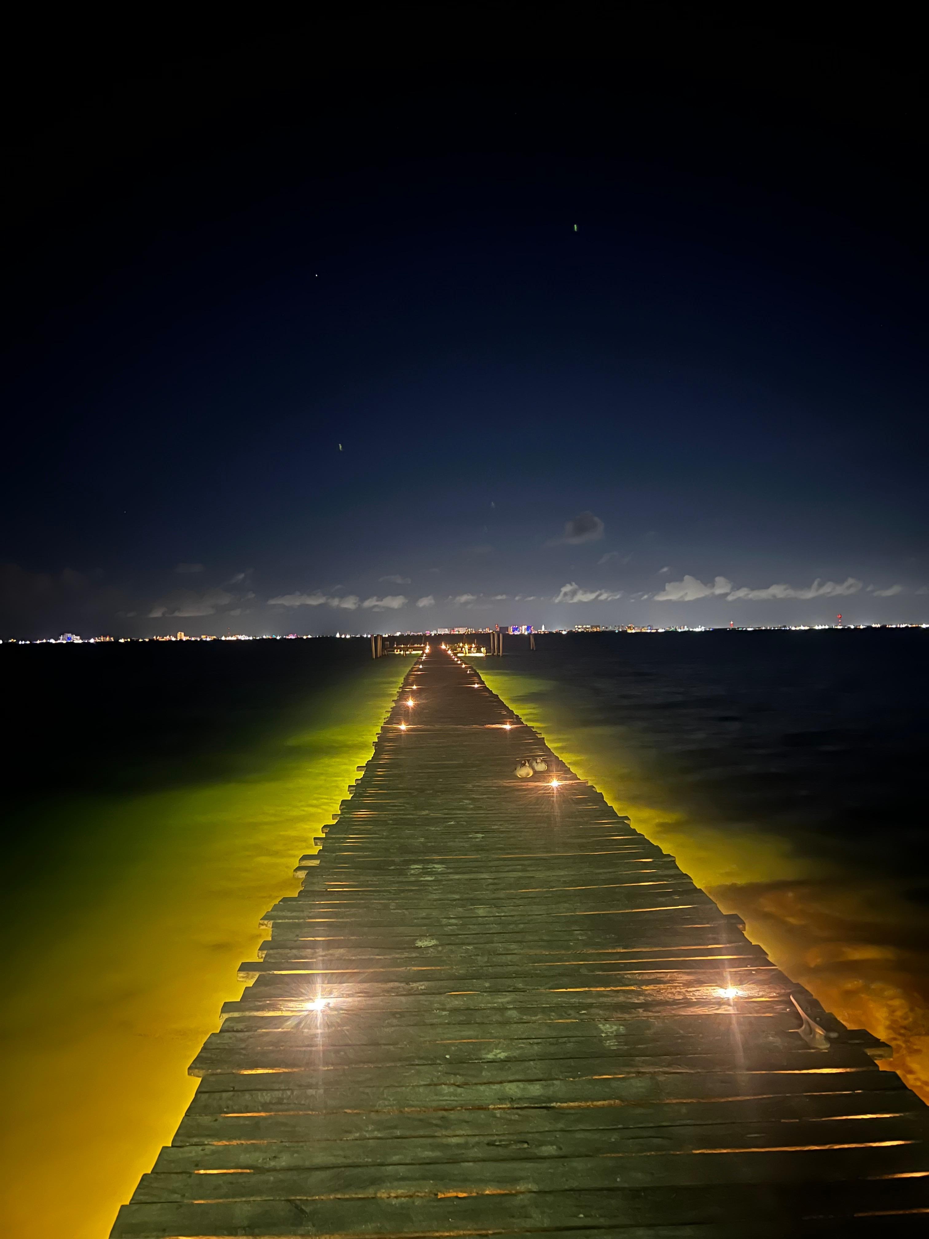 Sat at the end of the dock listening to the DJ drop banger after banger. Positive vibes 24/7