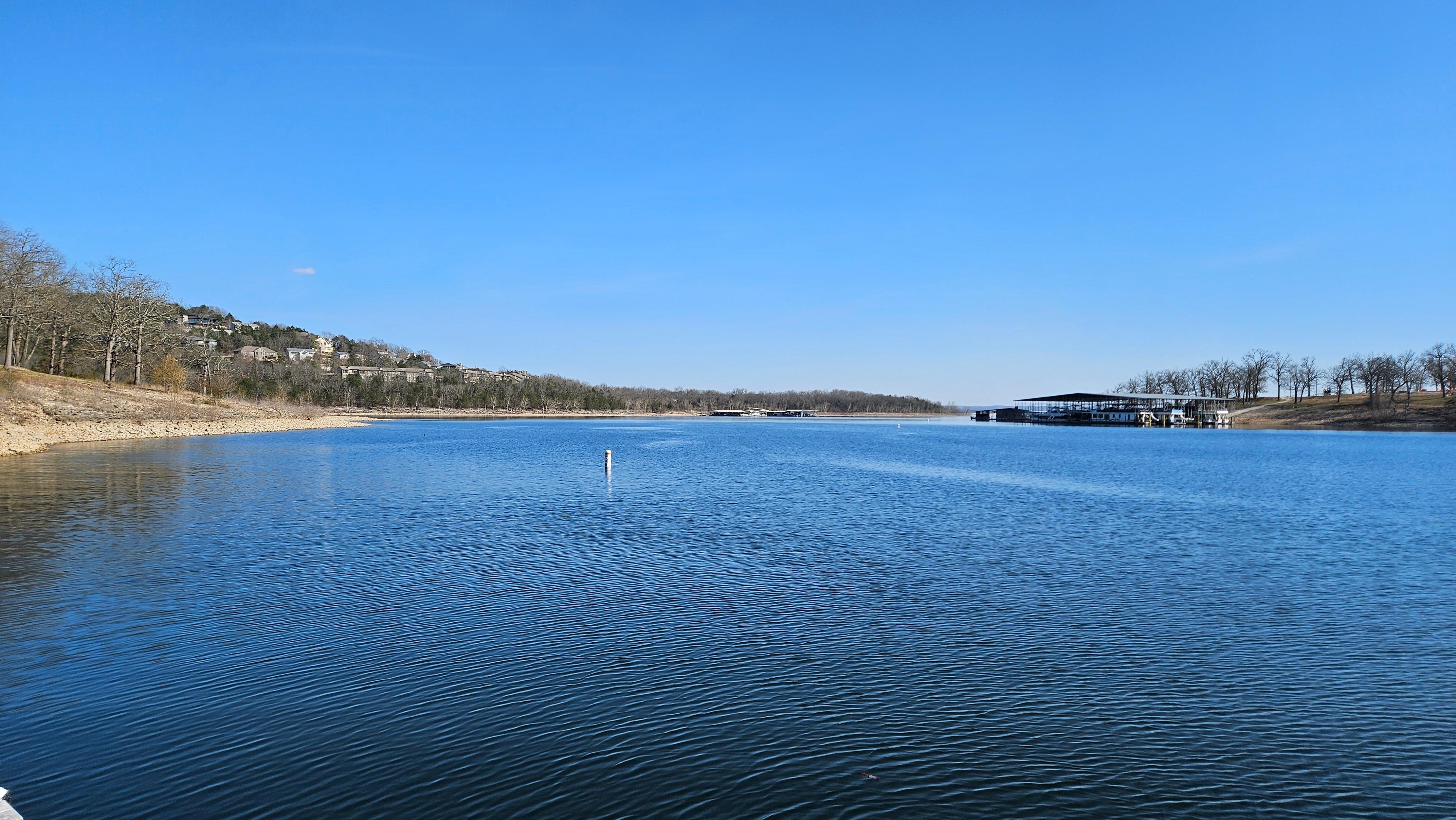 I stretched out on the dock for a bit to soak up the sun. Others were fishing nearby. 