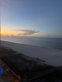 Early morning view from the balcony