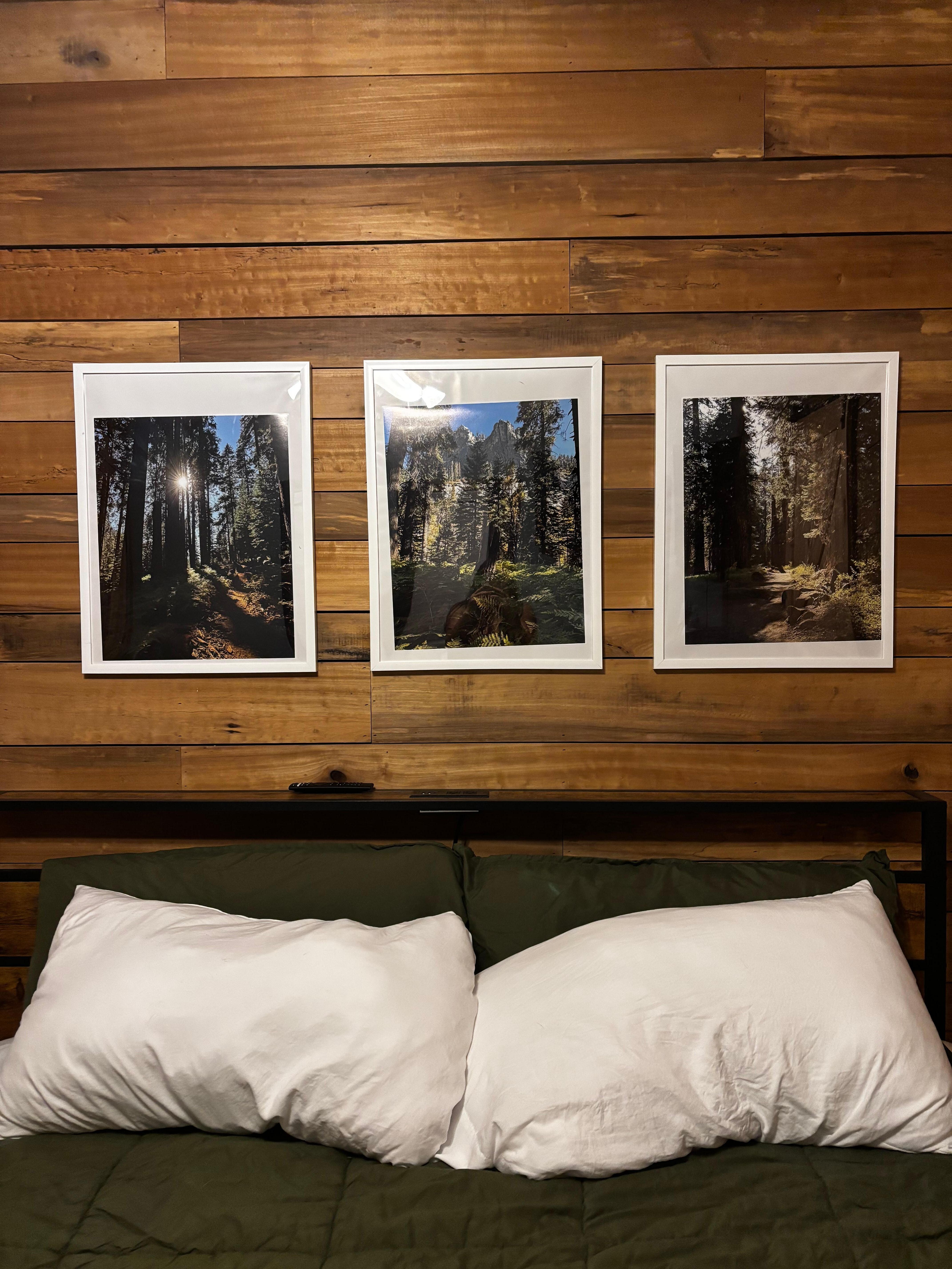 The bed was really comfortable! We all slept well!