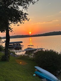 Morning sunrise from the deck