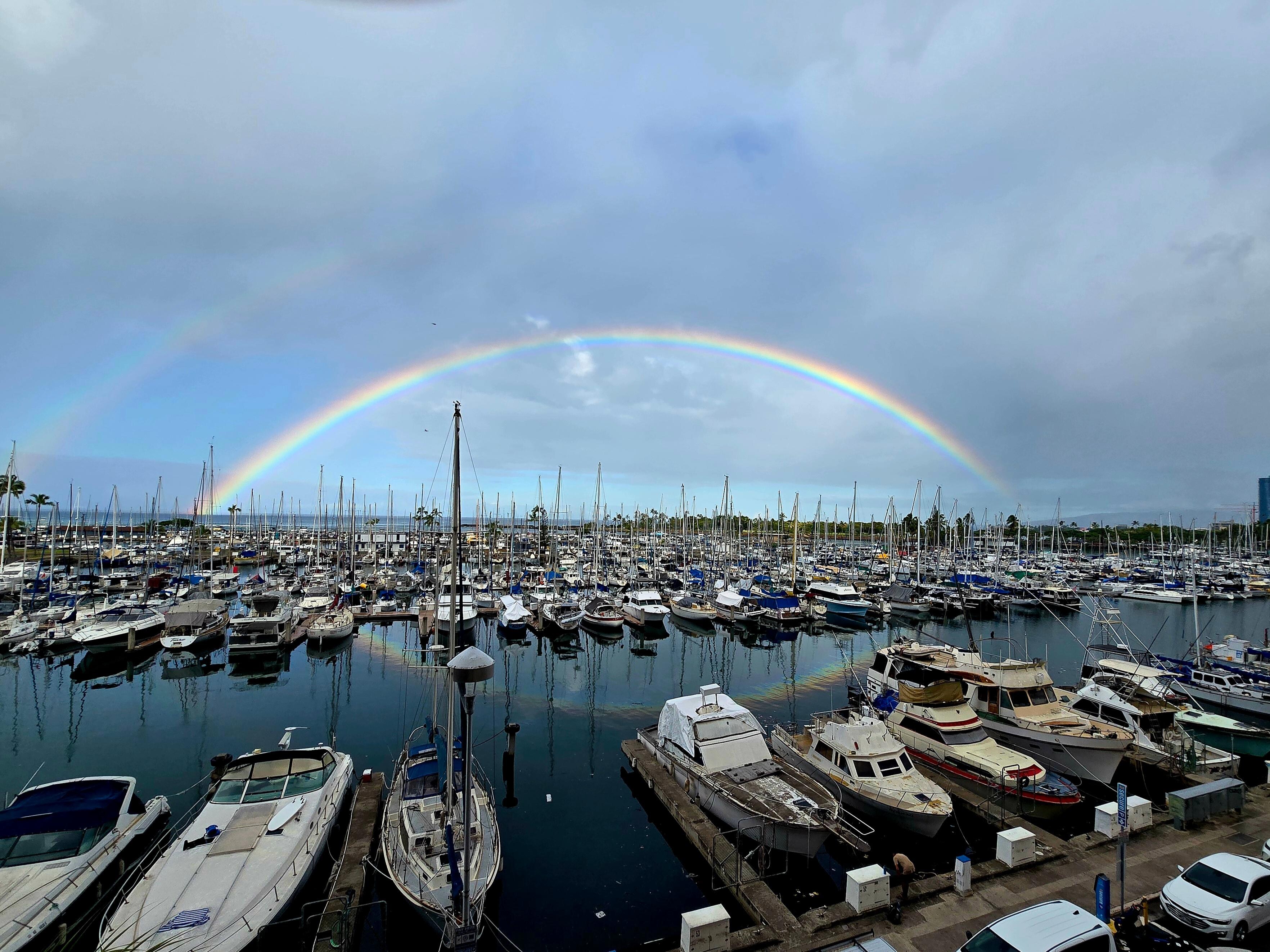 Hawaii gave us a goodbye send-off on our last day.