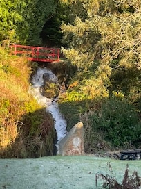 The waterfall