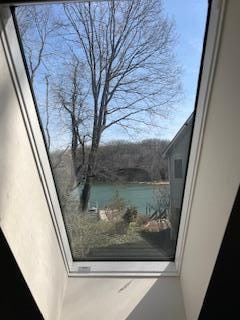 View from skylight in loft