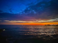 Sunset from the pool deck.