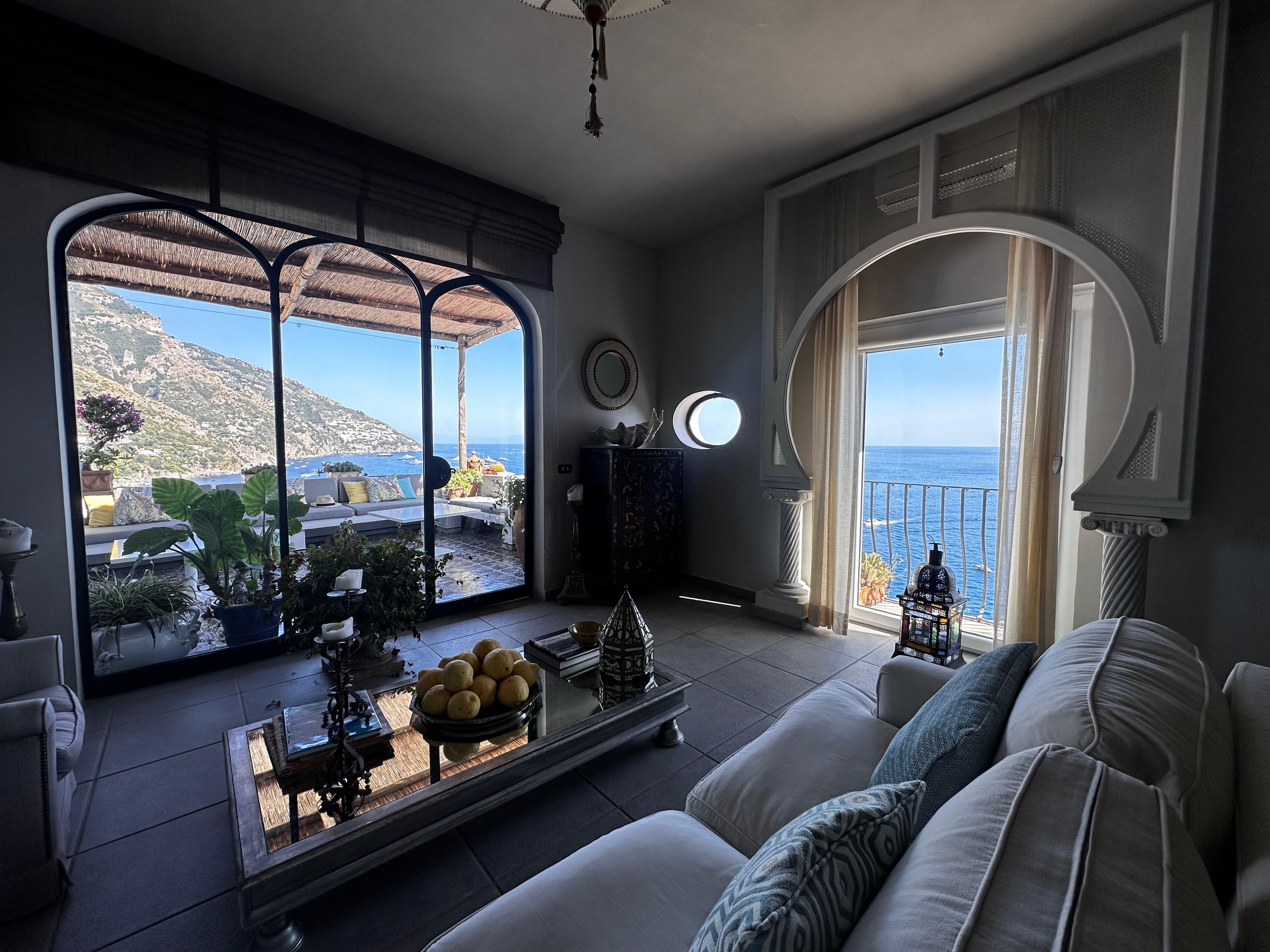 Living space and balcony 