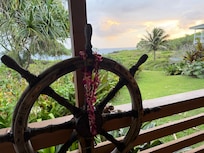 View from lanai. I recommend during sunrise and sunset for relaxing here.