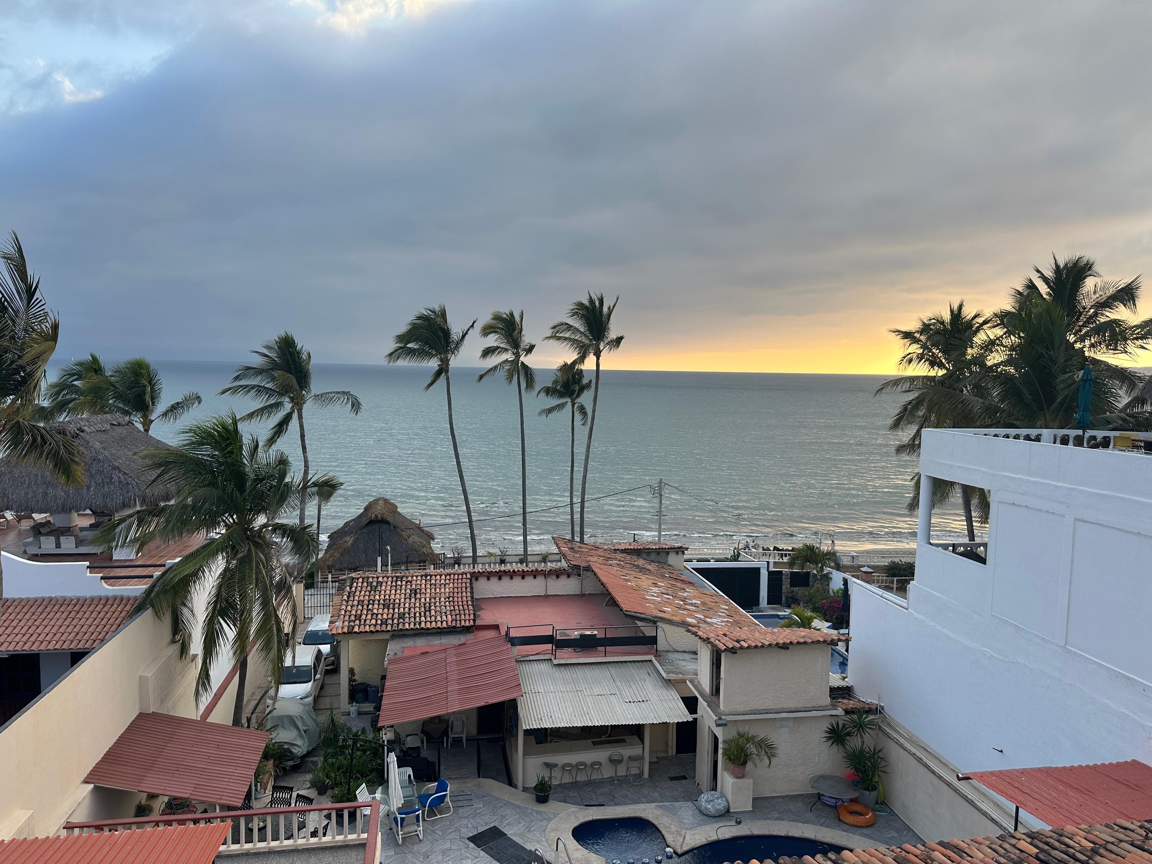 From landing by master suite door 