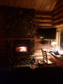 Fire place in the Morning!