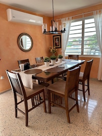 Dining room next to kitchen