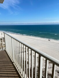 View from balcony upon arrival