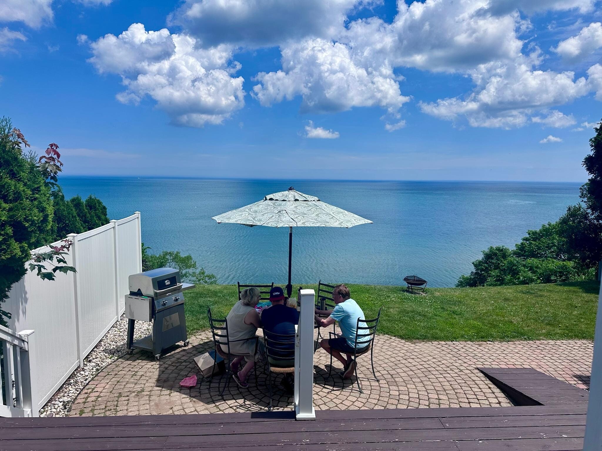 Private back yard