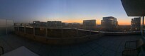 Sunrise on the balcony.