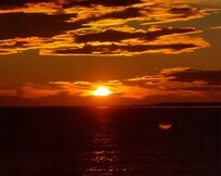 Sunset from the house