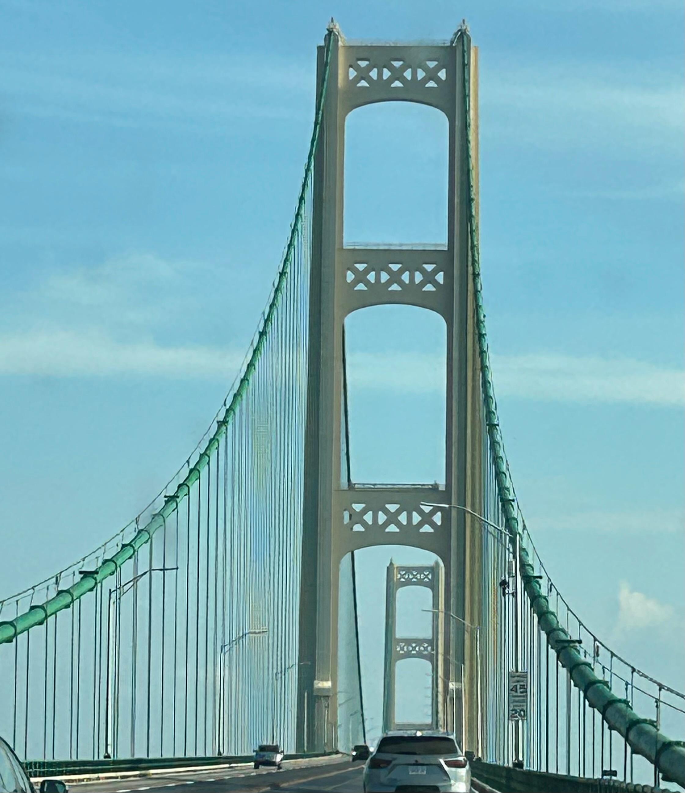 Short drive to the Mackinac Bridge