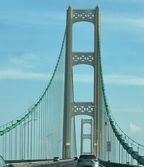 Short drive to the Mackinac Bridge
