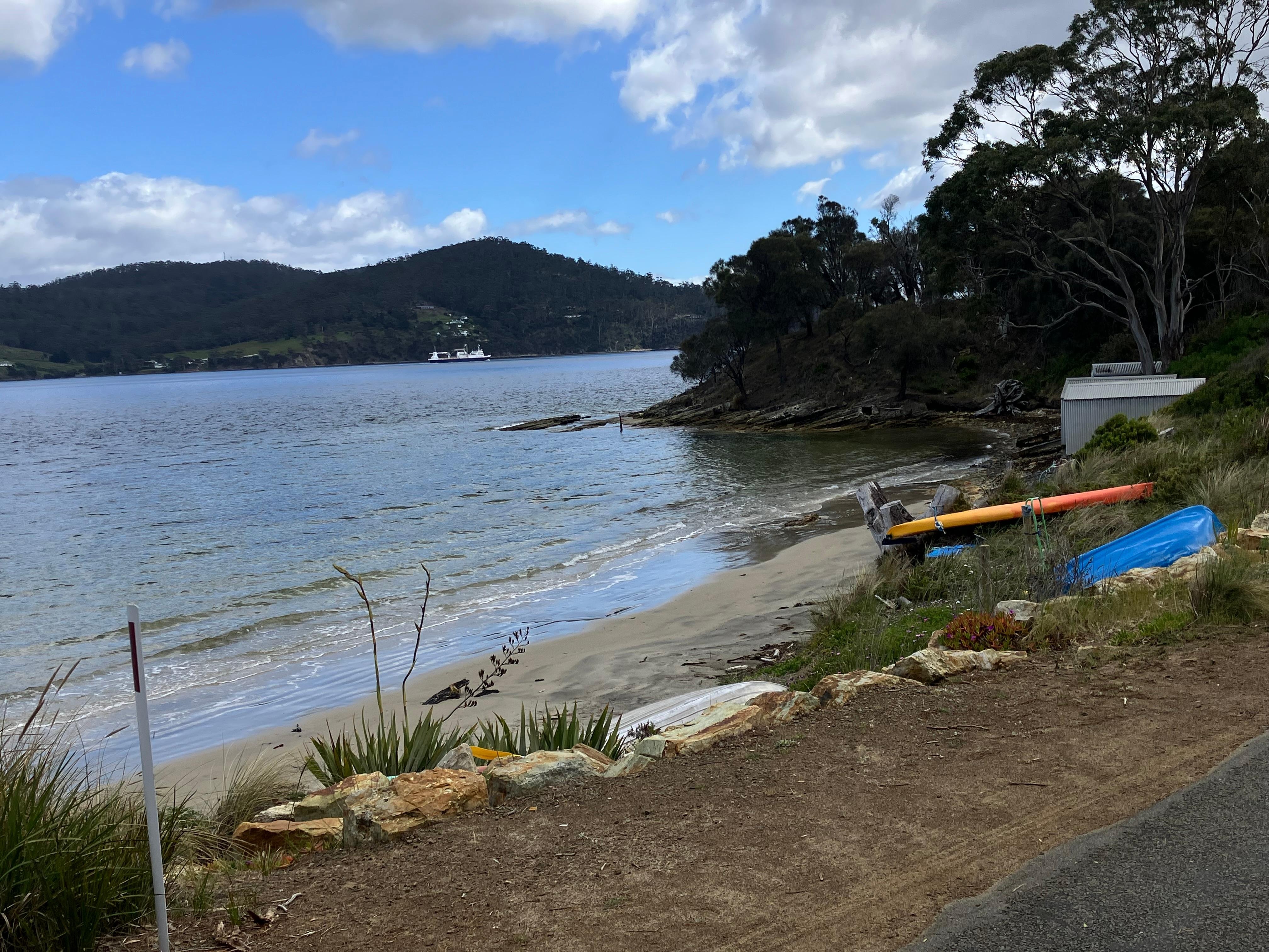 The beach in front. All perfct