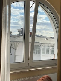Från fönstret på hotellrummet.