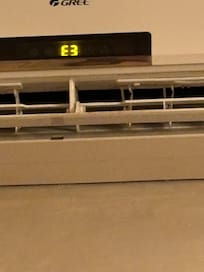 Air con error code that we reported.