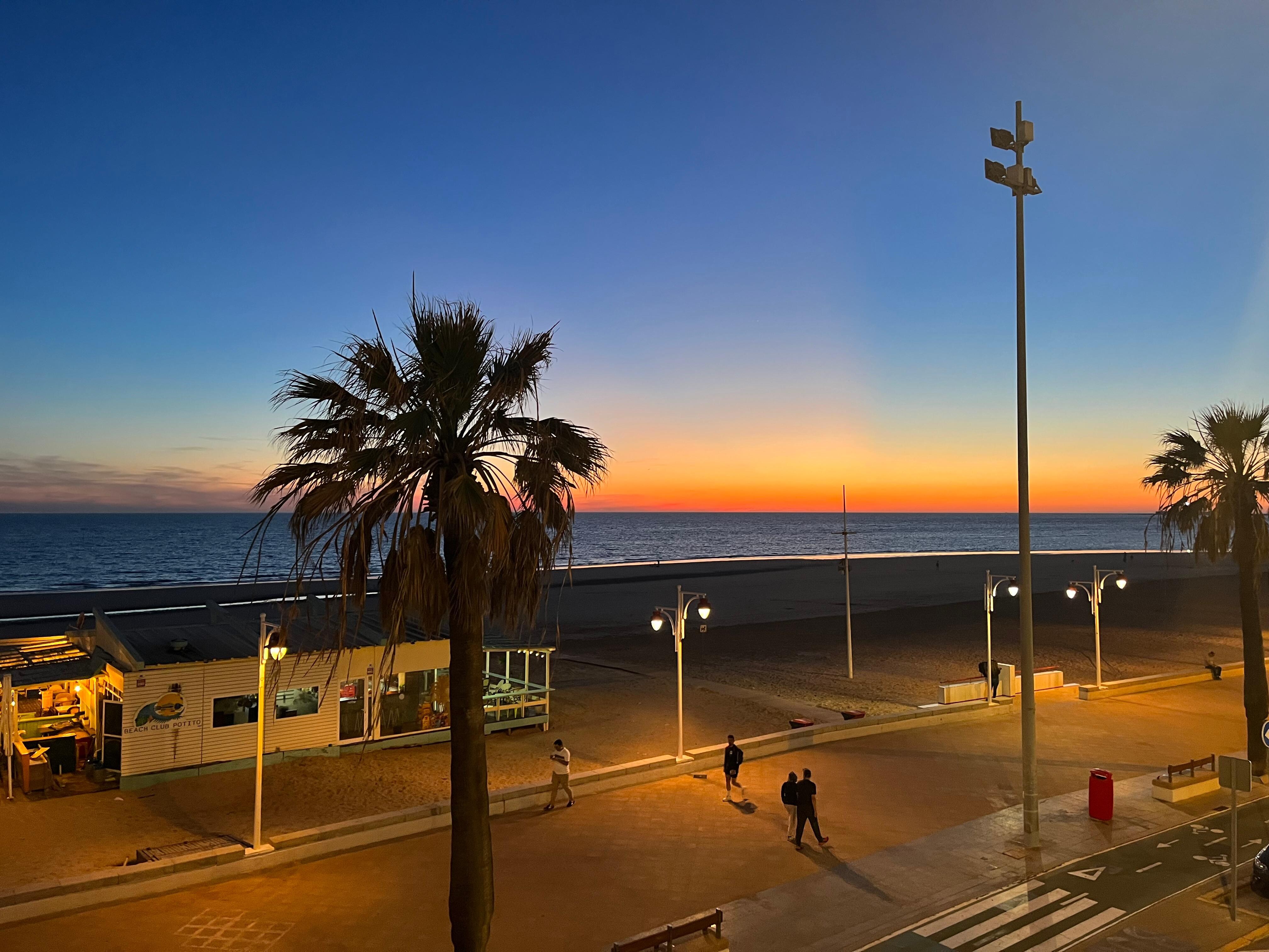 Utsikt fra hotellet. 