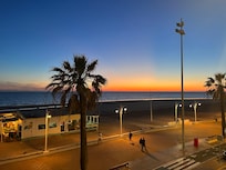 Utsikt fra hotellet.