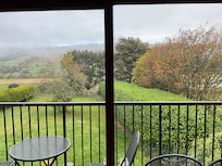 The view from the upstairs living room