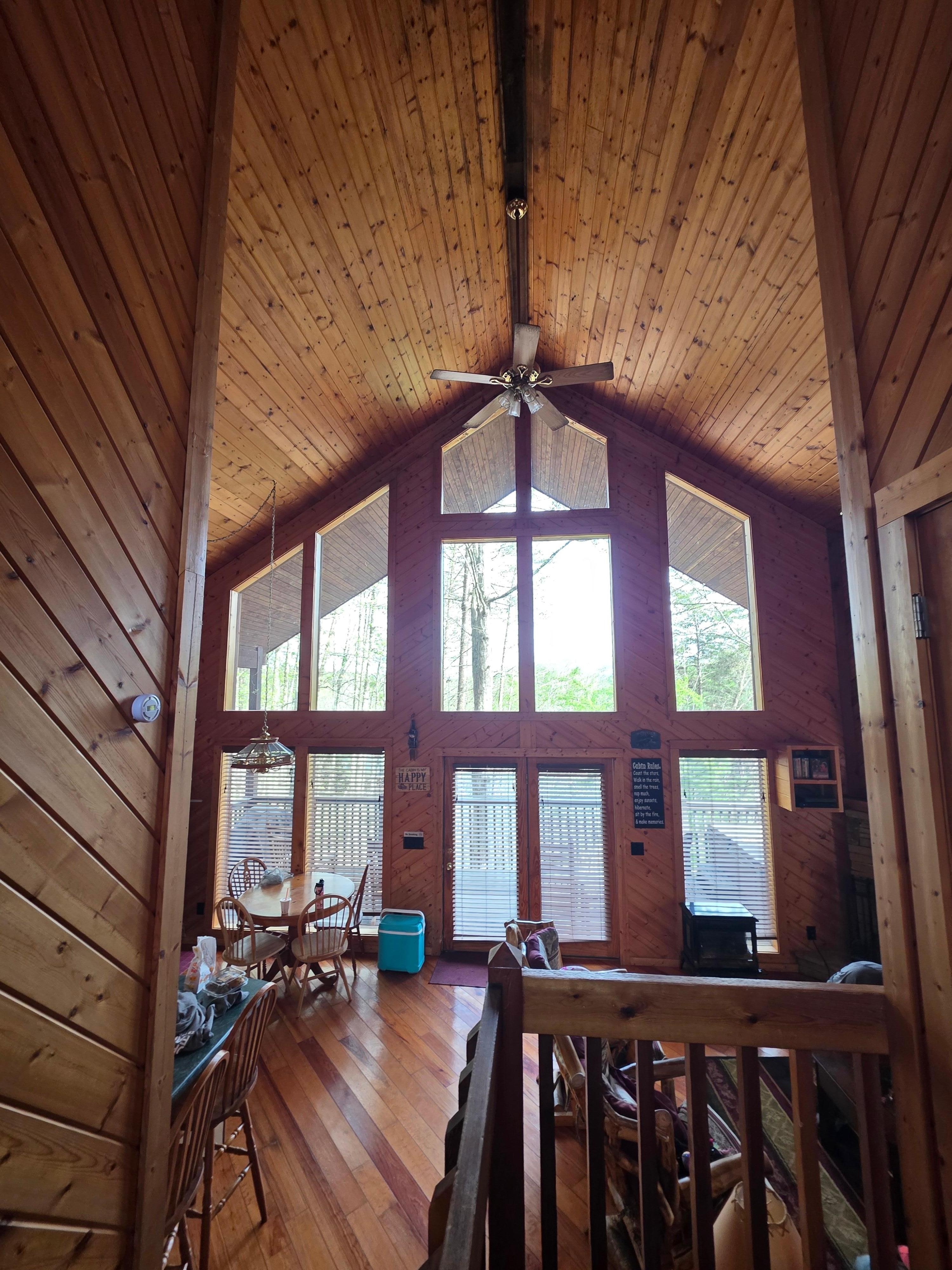 View from walking in the door