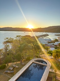 Sunrise from the balcony