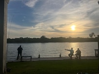 Fishing and hanging out