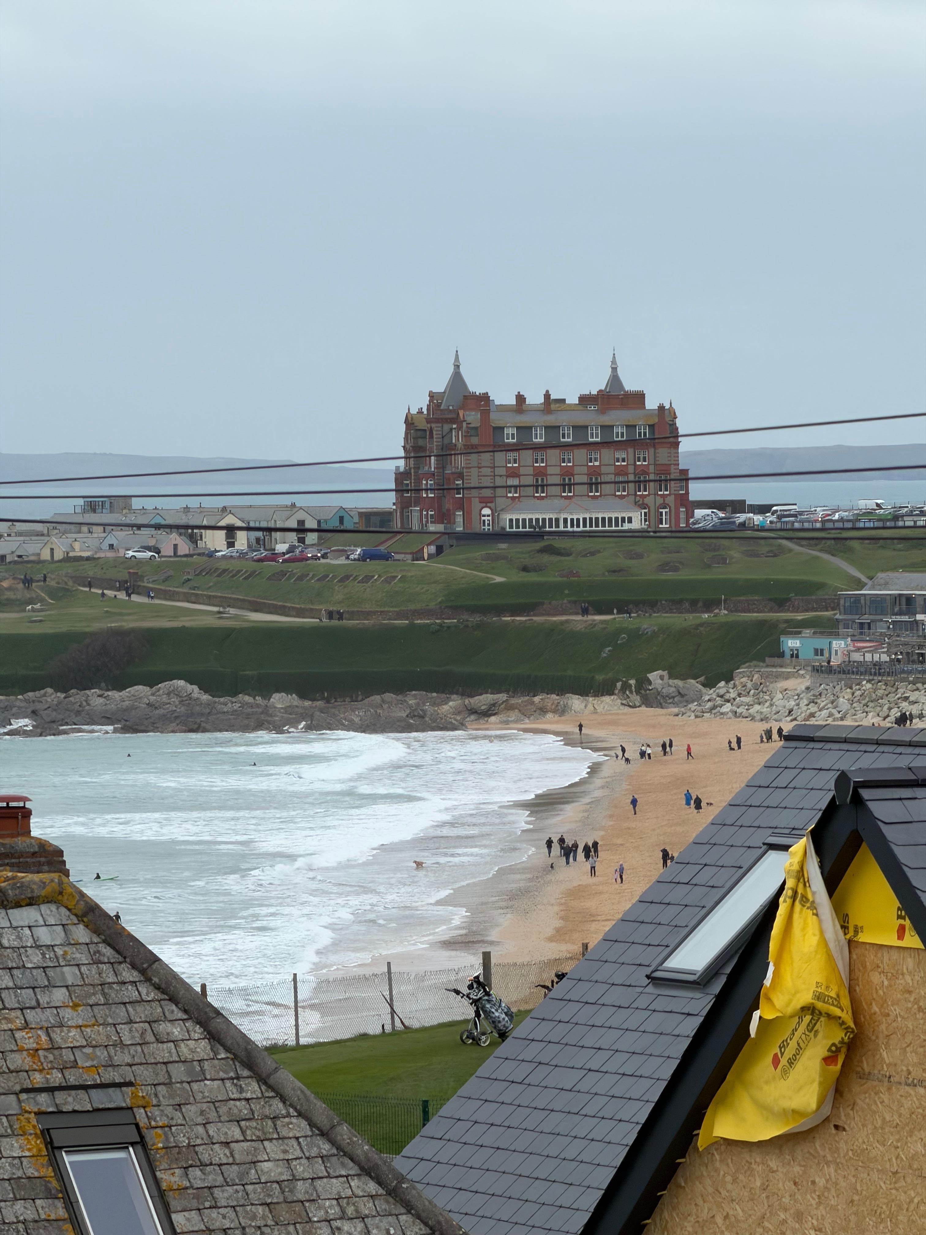 View from the apartment balcony 