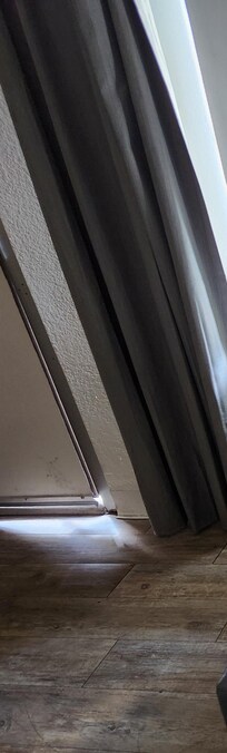 Big hole in bottom door