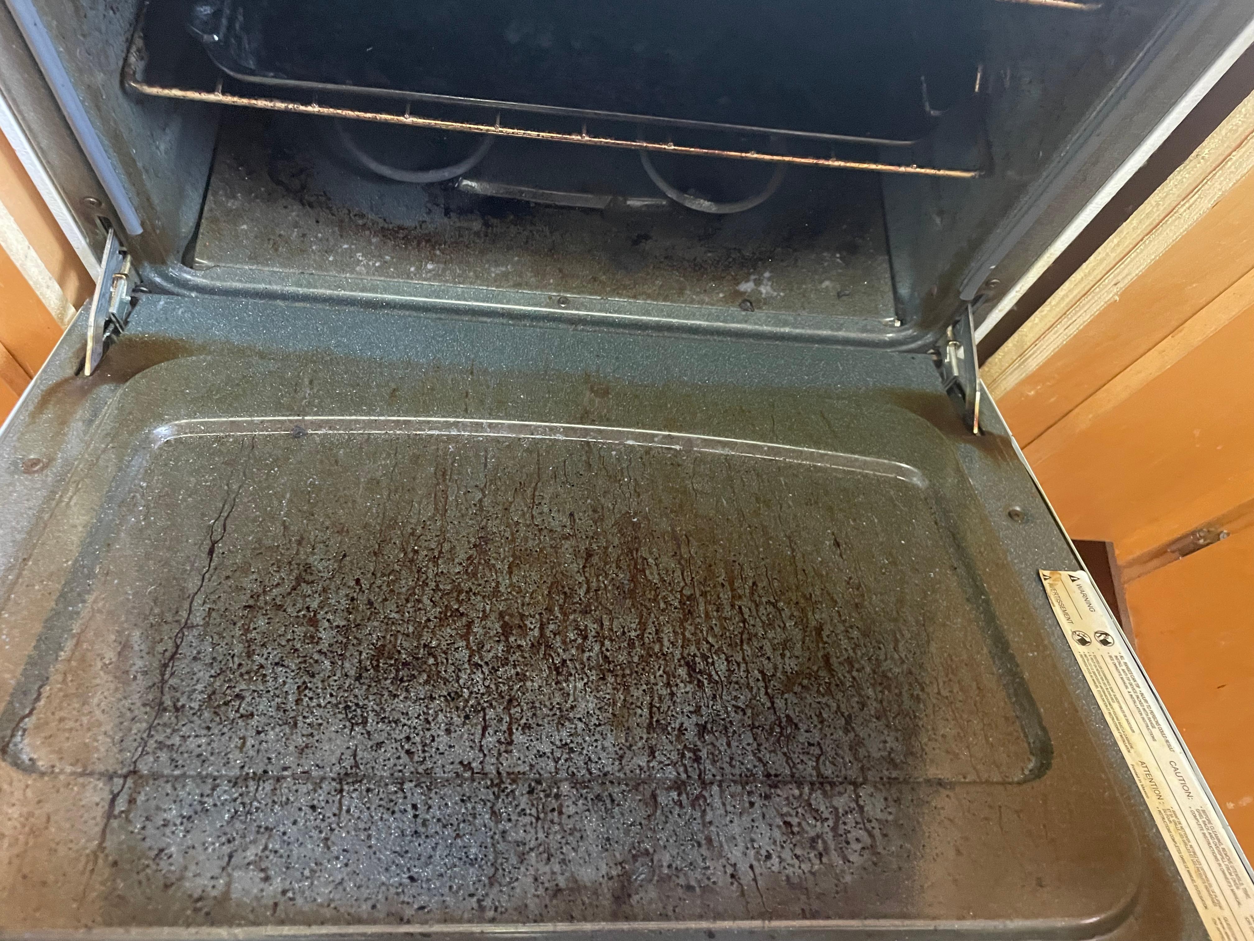 Dirty oven