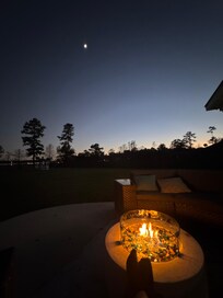 Sunset by the firepit