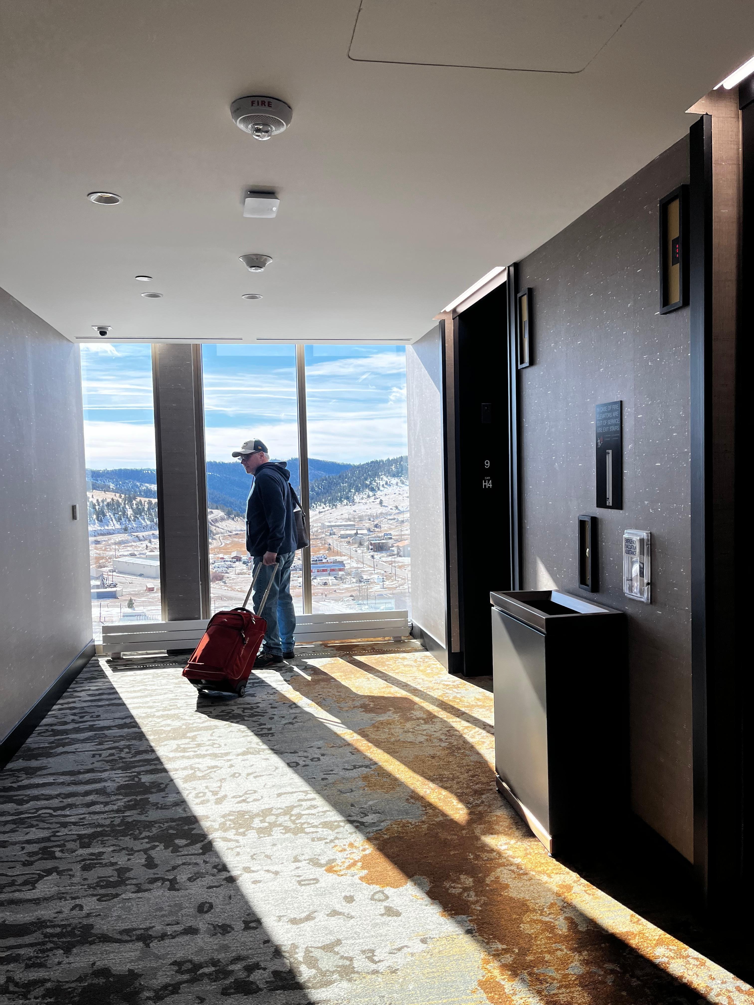 View at the elevator 9th floor