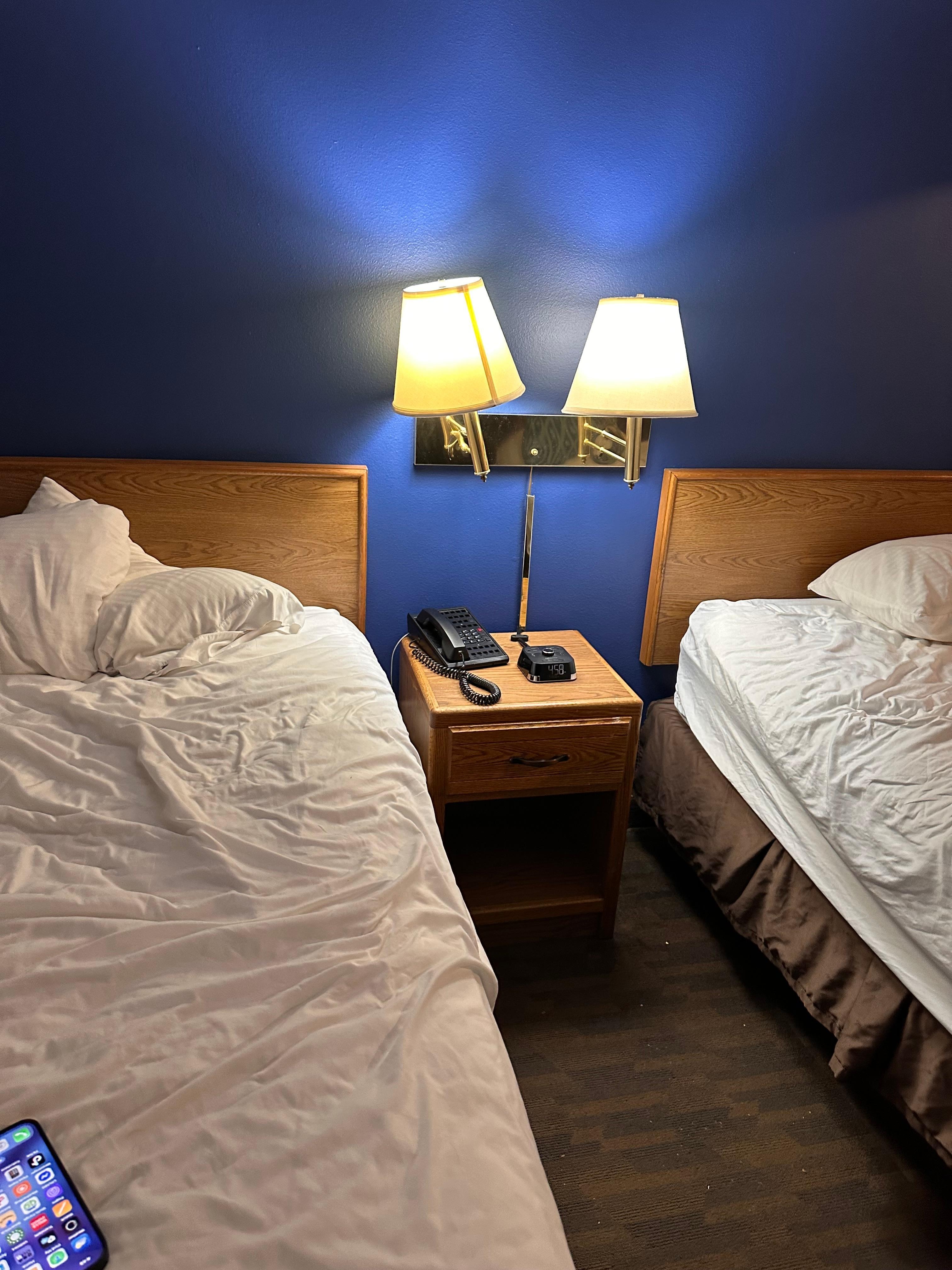 Beds was ok. They was string bed and little lumpy. But the pillow needed to be throw away. They was so flat. Had 2 per bed and still need at least 1-2 more to get the size of a cheap Walmart pillow. 