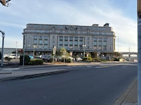 The hotel was a railroad station!