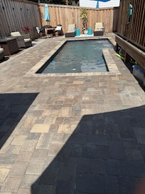 The salt water pool!!