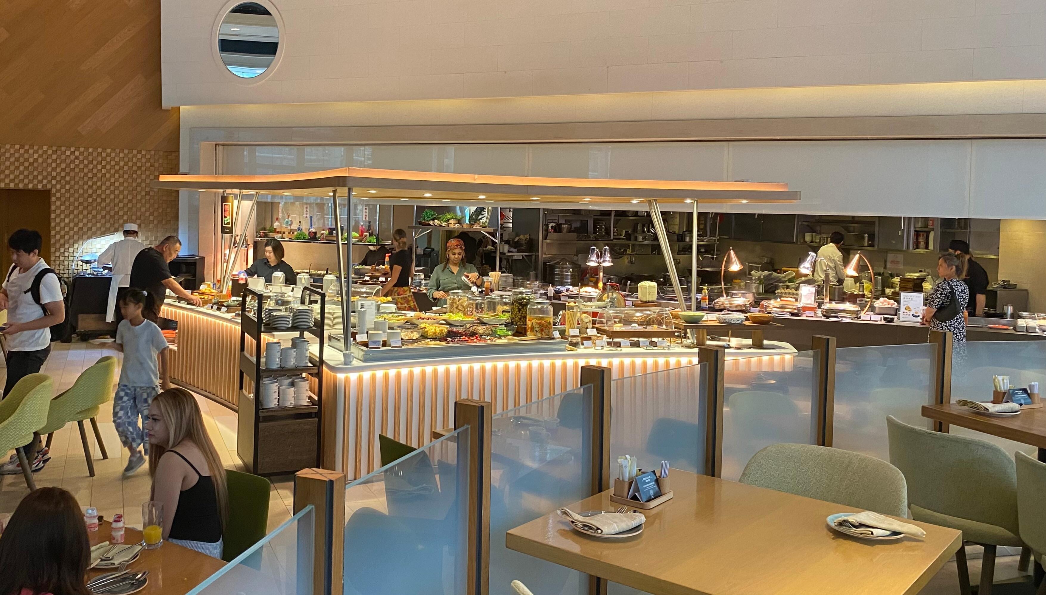 Breakfast dining area
