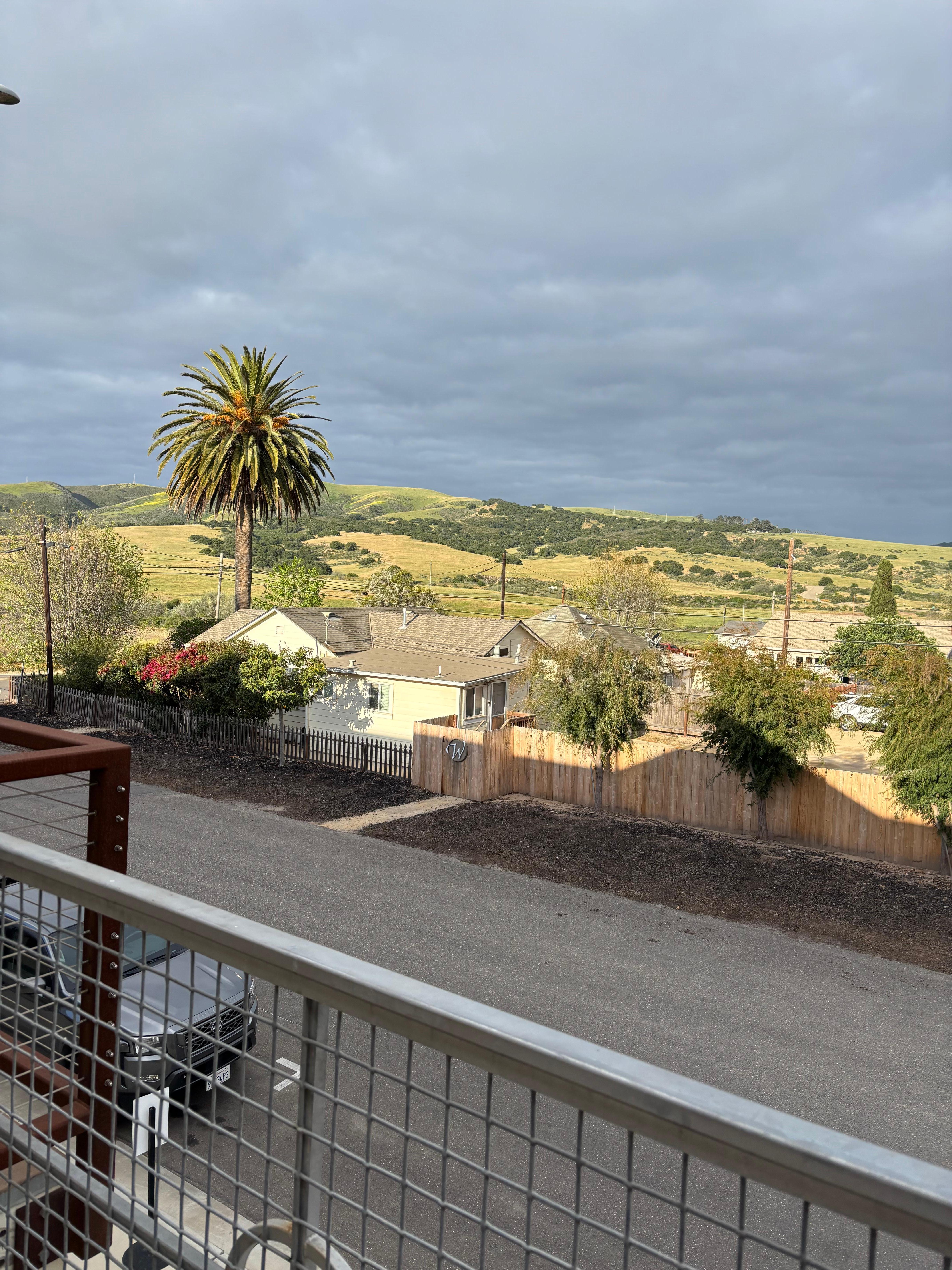 View from our balcony.