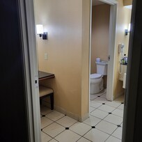 Bathroom no amenities