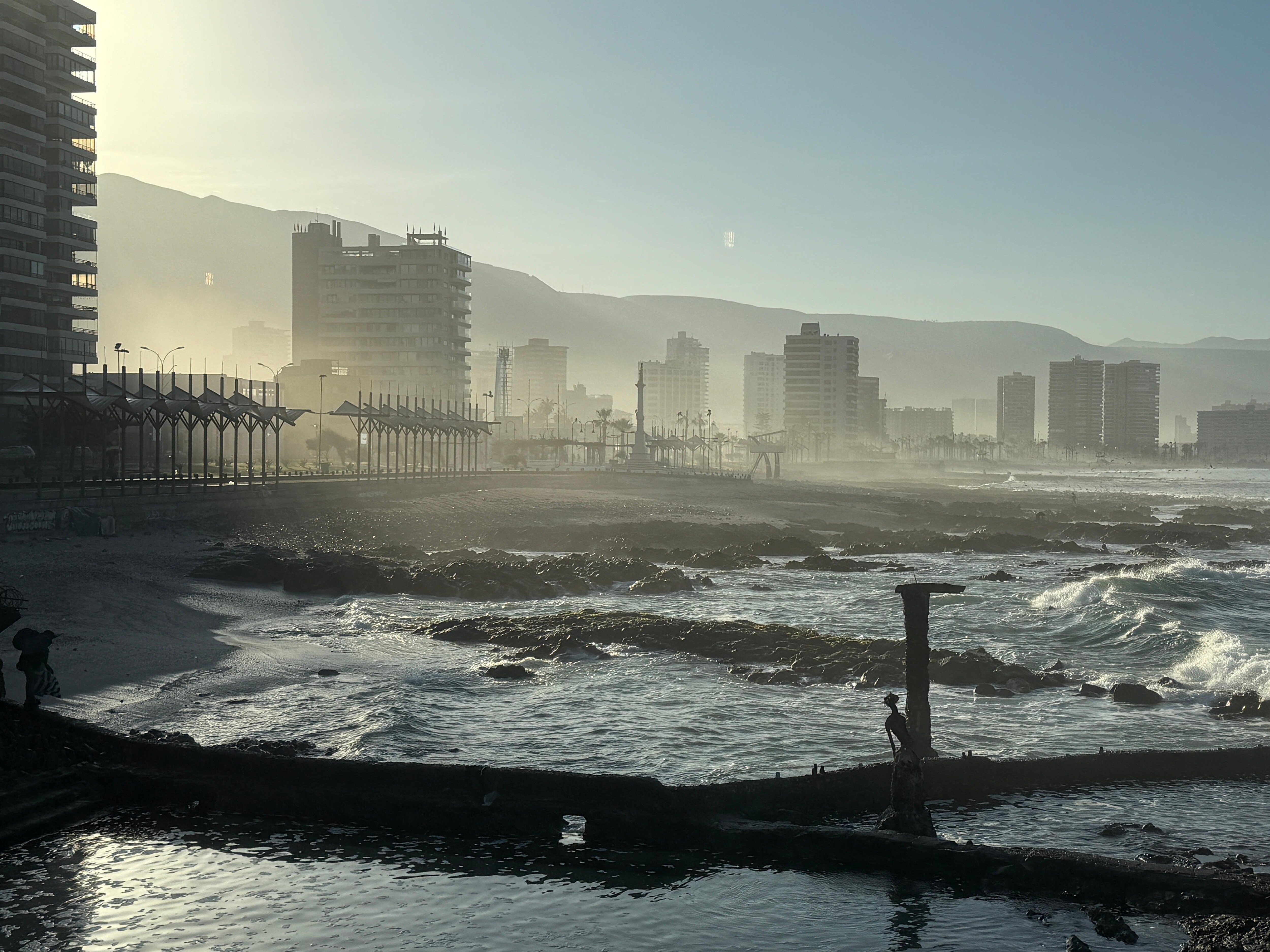 Morning view from restaurant